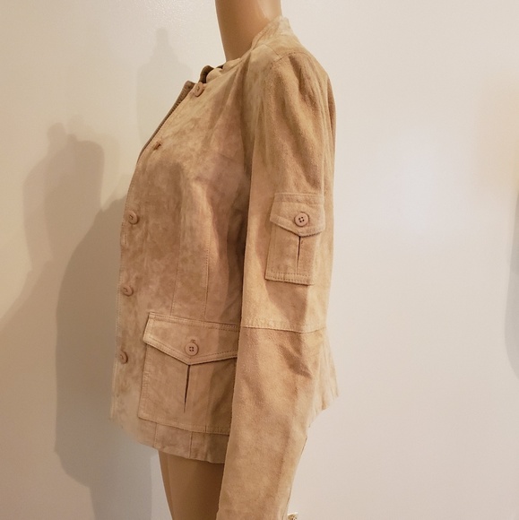 Beautiful August Silk Logic 100% Suede Coat - Picture 6 of 8
